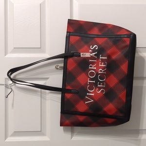 Plaid Victoria Secret bag